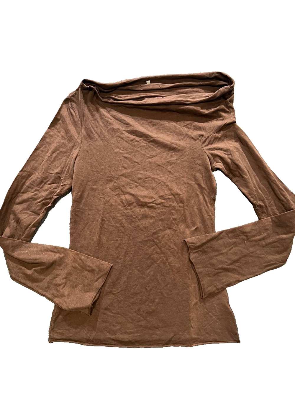 Standard James Perse supima cotton top Y2K USA Cowl Neck Sweater Size 2 A011174